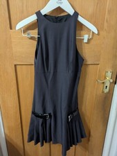 Racer back Pleated Mini Dress S