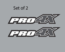 4x4 Pro 4 X Compatible Aftermarket Gray Black Truck Decals Sticker Set Of 2 4x4 Pro 4 X Compatible Aftermarket Gray Black Truck Decals Sticker Set Of 2