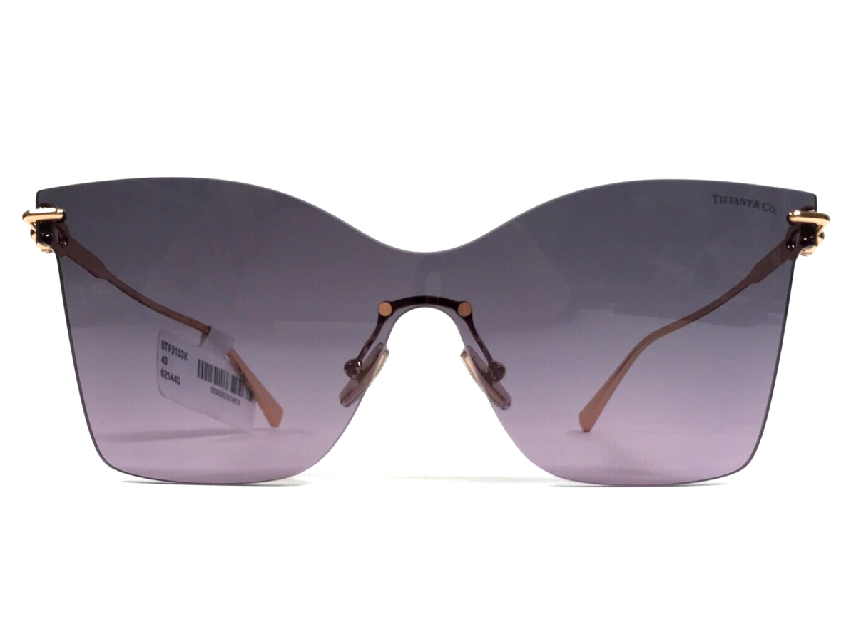 Tiffany & Co. Sunglasses TF3103-K 6214/4Q Gold Plated Frames  display picture 3