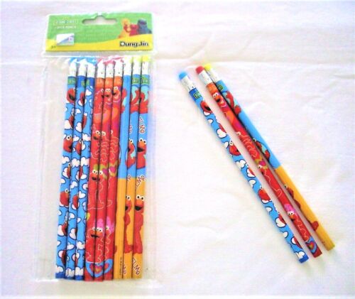 Elmo Sesame St Wooden Pencil Boys & Girls Birthday School Party Favor Bag Filler - Picture 9 of 19