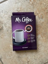 Mr. Coffee Tea Soup Hot Beverages MWBLK Mug Warmer for Office Home Use NEW