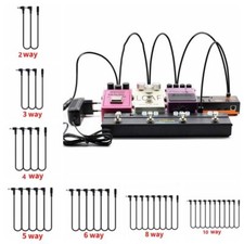 Guitar Effect Pedal DC 9V Supply Adapter 2-3-4-5-6-8-10 way Daisy Chain Cables