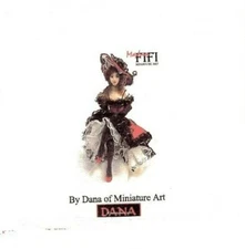1:12 scale Miniature Doll Art Tutorials~Patterns~Clothes/Hair MADAM FIFI 