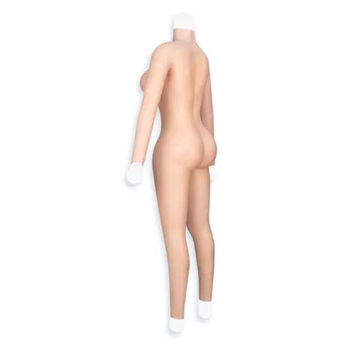 Costume complet visage travesti silicone formes mammaires combinaison complète - Bild 10 von 28