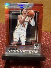 2021 Panini Donruss Optic Elite Dominators Red Pulsar Prizm Trae Young #11