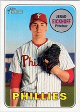 2018 Topps Heritage #392 Jerad Eickoff Philadelphia Phillies