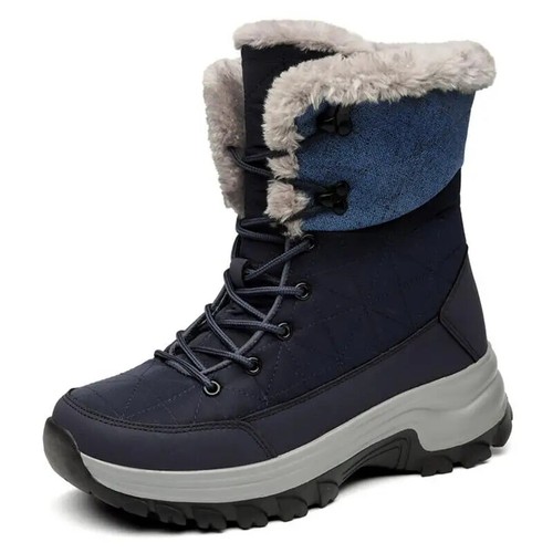 High Top Men's Warm Snow Boots Durable Waterproof Outdoor Anti-Slip Desert Boots