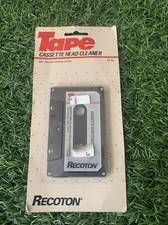 New Old Stock RECOTON Music Cassette Deck Tape Head Cleaner