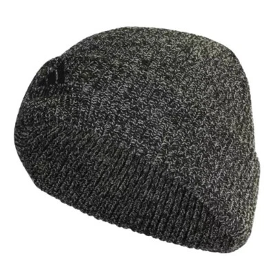 Adidas Bonnet Mêlé Tricot One Size Hiver Noir/Gris Neuf - Photo 1/3
