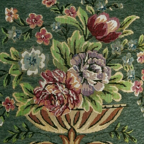 Federa copridivano ricamata retrò decorazione casa floreale vintage - Foto 8 di 17