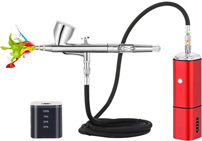 Airbrush kit with compressor portable cordless Airbrush kit,Rechargeable