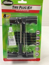 Slime 1034A Medium Tire Plug Repair Kit With Glue 8 Piece Kit