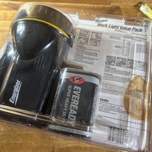 New Energizer 2 Pack 6V & D Battery Work Light/Lantern Combo Krypton Bulb - Picture 14 of 14