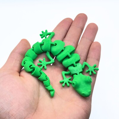 Gelenkeidechse 3D-gedruckt Fidget Flexi sensorisches Spielzeug ADHS Zappeln Geschenk