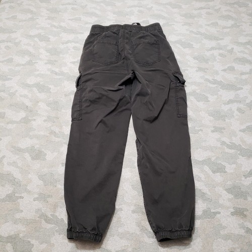 American Eagle Joggers Pants Womens 4 Gray Cargo Pockets Tapered Leg - Picture 9 of 10