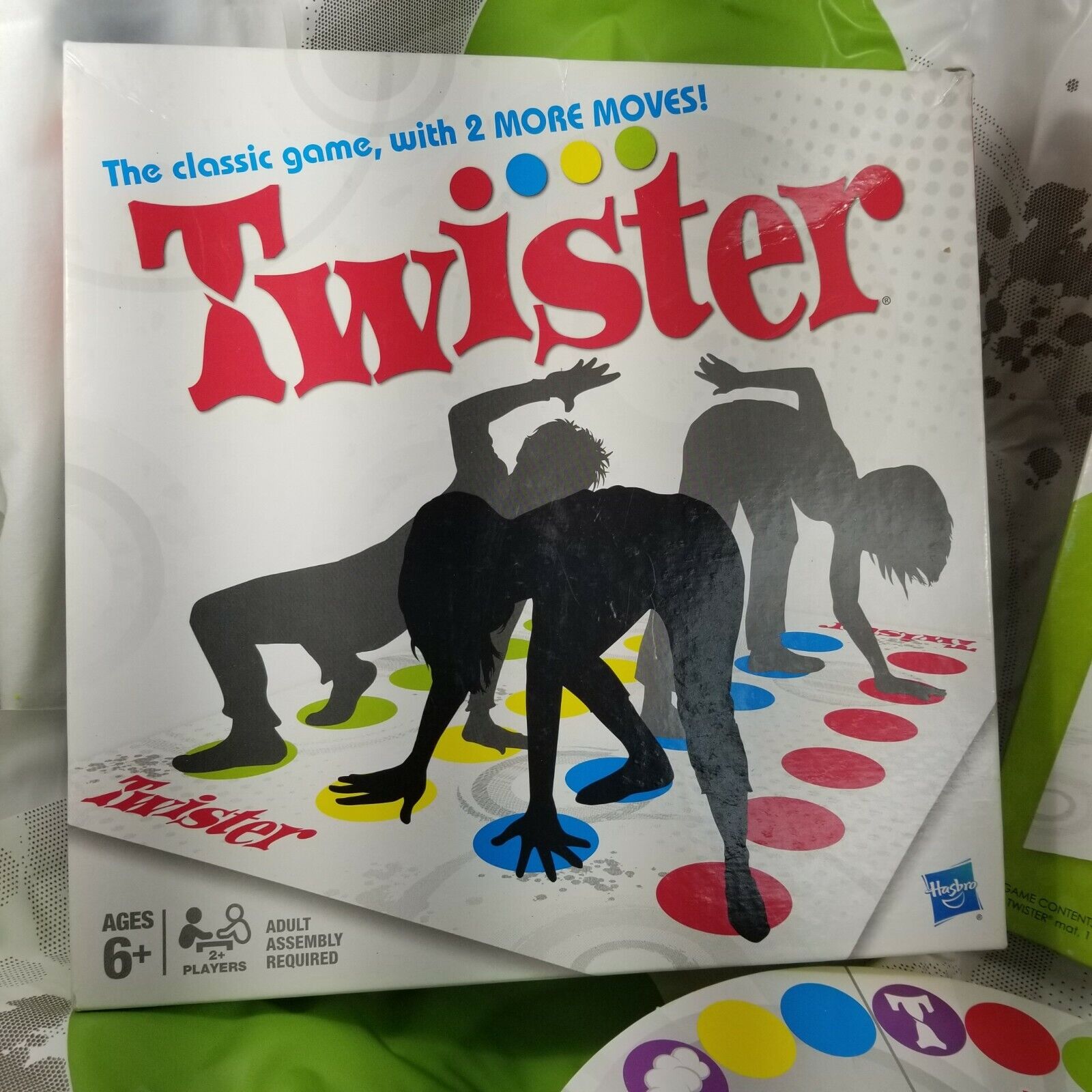 2012 Hasbro Twister Game with 2 More Moves - Sealed 653569732259 on eBid  United States