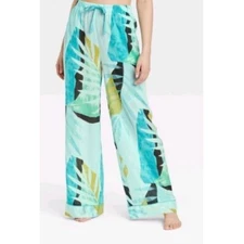 Stars Above Blue Leaf Womens Pajama Pants