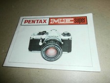 Vintage Pentax ME Super Camera Manual Booklet