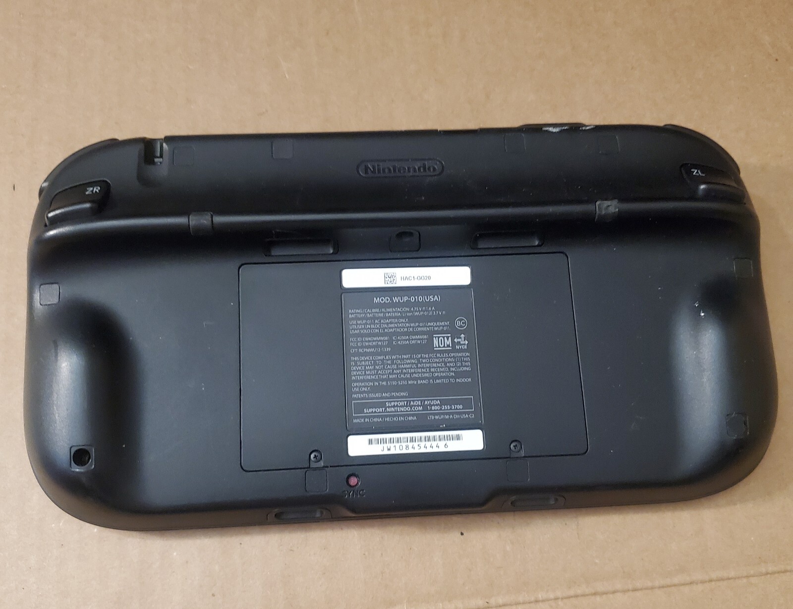 Nintendo Wii U 32GB Console Black For Parts Only !! 709009997532 eBay