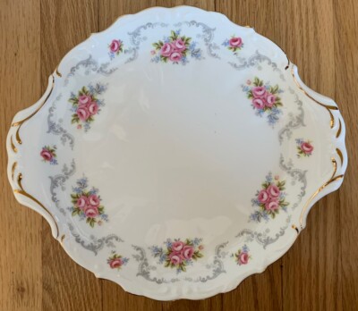 Royal Albert Tranquility handled cake plate 10.5 Inches