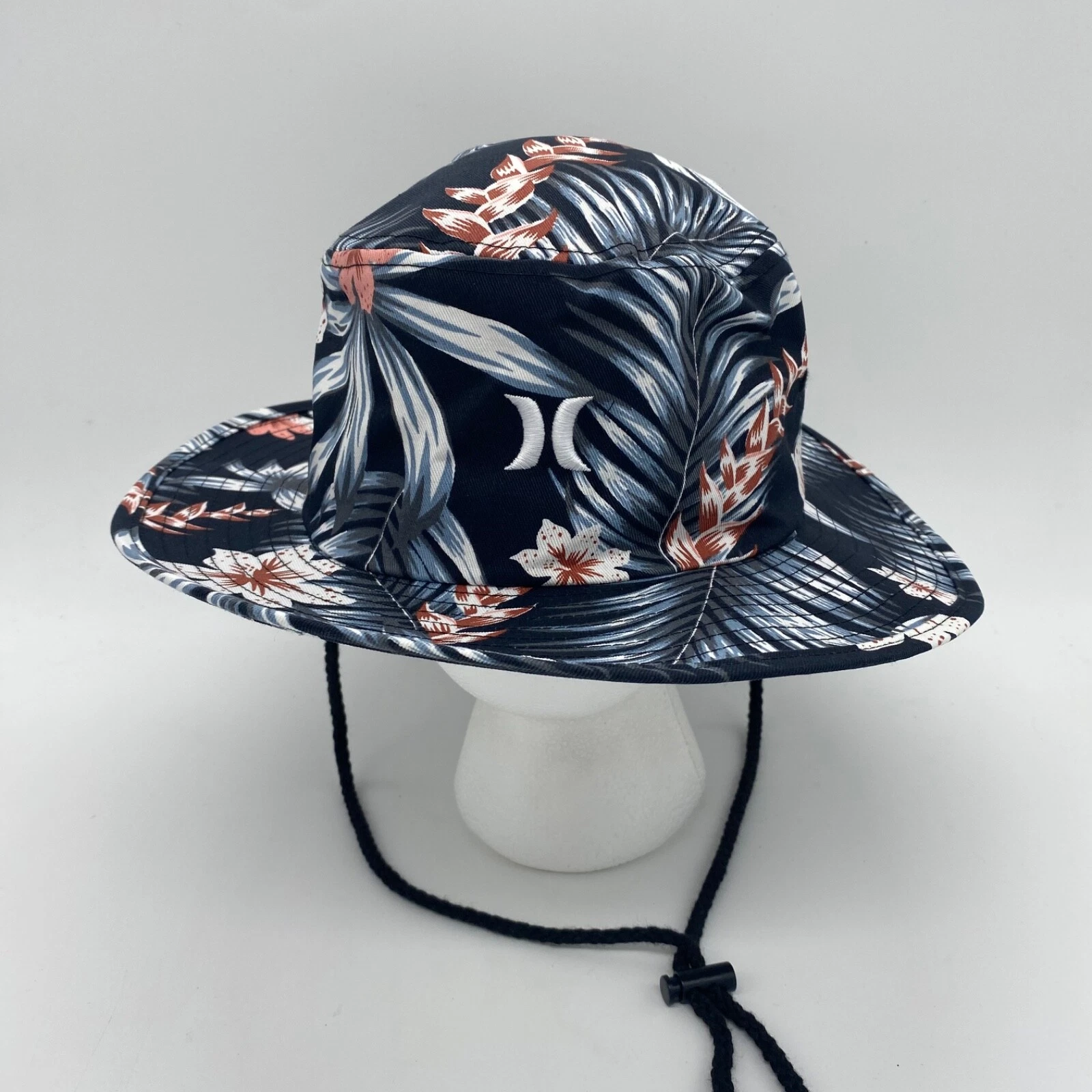 Hurley Men's Bonnie Bucket Hat Casual Summer Multicolor Floral Size S/M