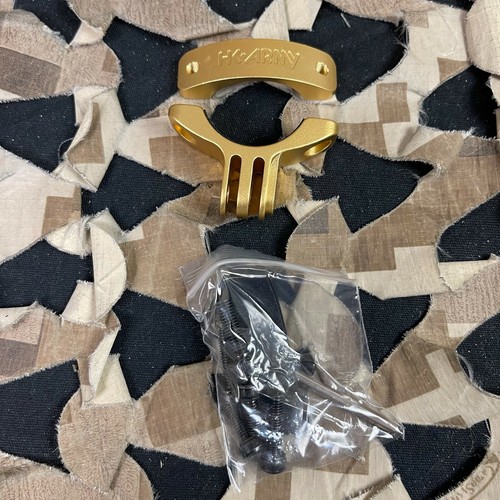 NEU HK Army Action Sportbrille/Lauf Kamera Halterung Paket-2 Halterungen-Gold/Birke - Bild 3 von 6