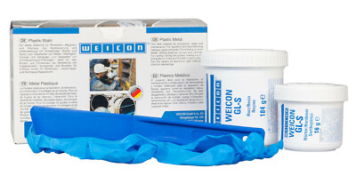 WEICON GL-S | mineralisch gefülltes Epoxidharz-System grün 200 g | Set