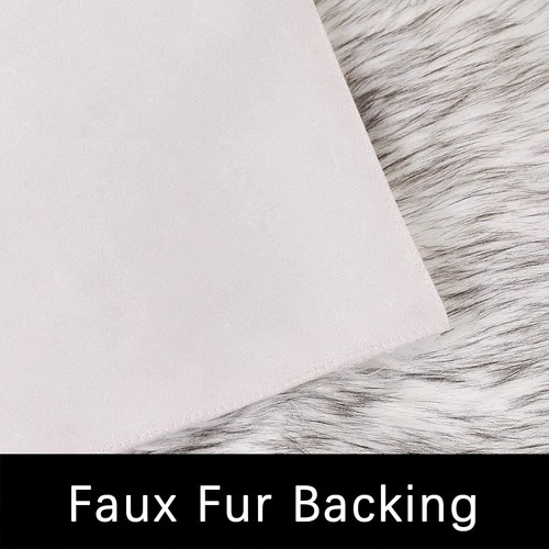 Latepis Faux Fur Sheepskin Area Rugs Soft Shaggy Carpet for Living Room Bedroom - Picture 125 of 219