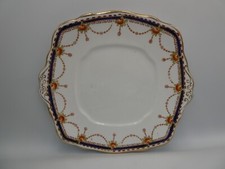 ROYAL ALBERT CROWN CHINA IMARI CAKE PLATE BONE CHINA PORCELAIN SERVING TRAY