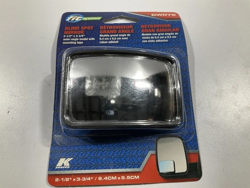 K Source CW072 Wide Angle Blind Spot Mirror - 2-1/2" X 3-3/4"