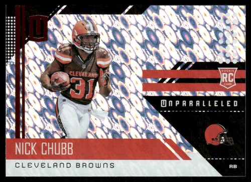 Nick Chubb [Flight] #216 2018 Panini Unparalleled card