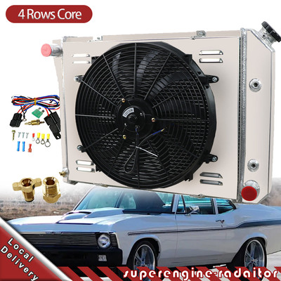 4Row Radiator Shroud Fan Relay For 73-1974 Chevy Nova, Buick Apollo Pontiac 5.7L