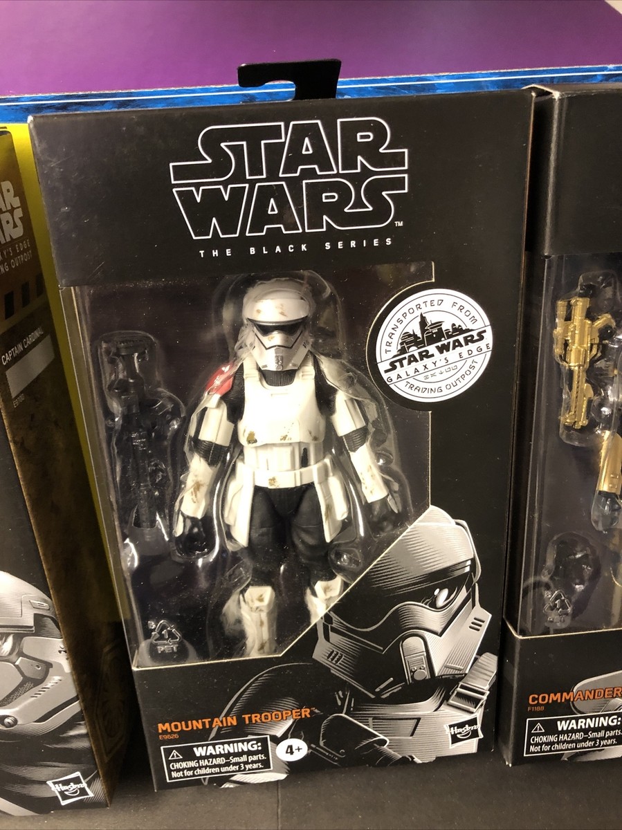 Star Wars 6” Black Series Captain Cardinal Mt. Trooper Cmdr Pyre