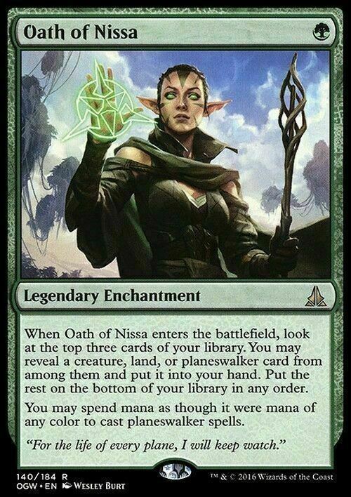 nissa mtg cards Oath of Nissa ~ Oath of the Gatewatch [ Excellent ] [ Magic MTG ]
