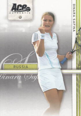 Dinara Safina 2007 Ace Authentic Card #12 | eBay