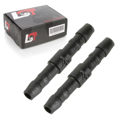 2x Schlauchverbinder Zwischenstück für Rohr und Schlauchverbindungen Ø 4 mm