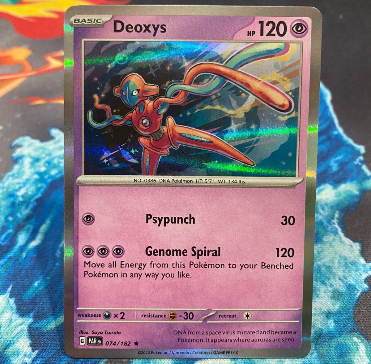 ポケモンカード　デオキシス δ種　 Deoxys Pokémon Cards Deoxys Holo Rare Pokemon Card Paradox Rift 074/182 NM | eBay