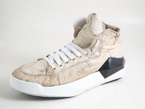 Crime London - Sneakers Distressed bianca e oro su