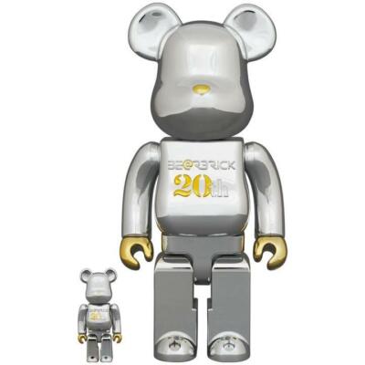 BE@RBRICK 20th Anniversary 100％ ＆ 400％ Bearbrick 20th Anniversary Model 100 & 400% | eBay