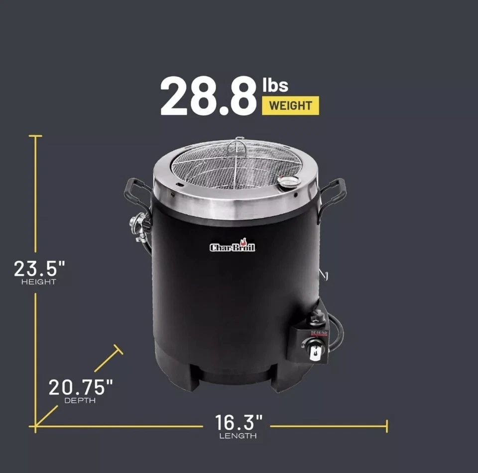 Freidora Char-Broil CB The Big Easy Turker Foto 4 de 4