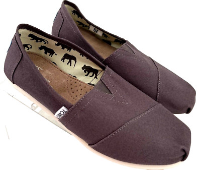 NEW TOMS Alp Fwd Taupe Recycled Canvas Slip-On Loafer flats Shoes Women's 9
