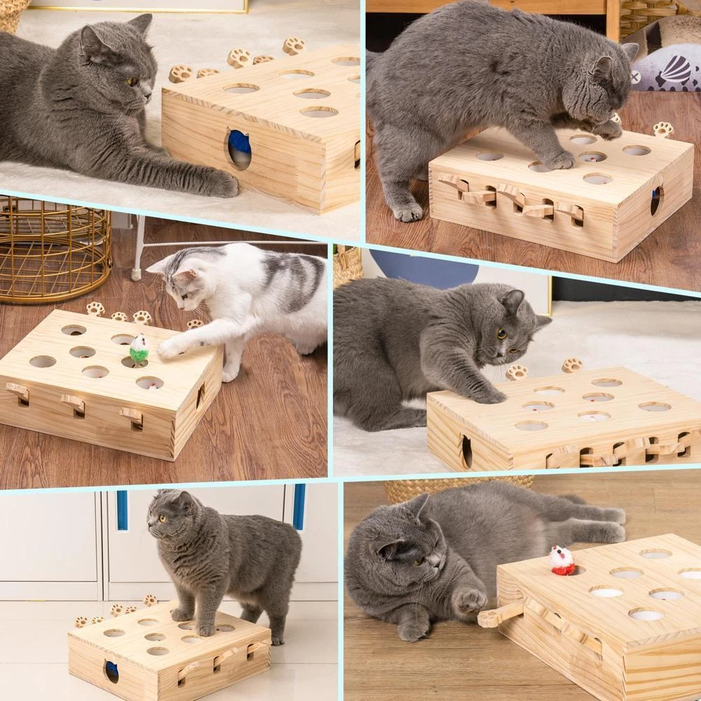 Whack a hot sale mouse cat toy