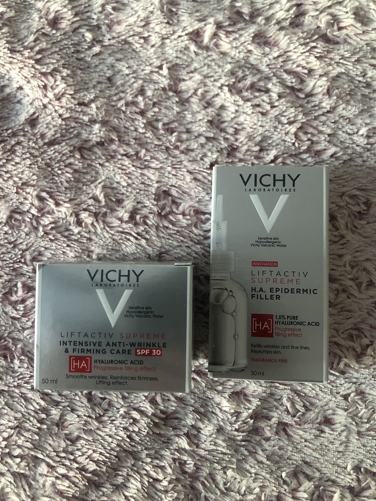 Crème Vichy visage hydratante anti-rides pour peau sèche et sensible