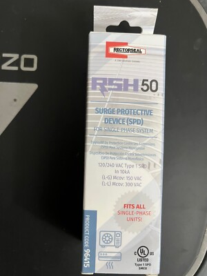 RectorSeal RSH-50 Surge Protective Device(SPD) f/ Single-Phase System 120/240VAC