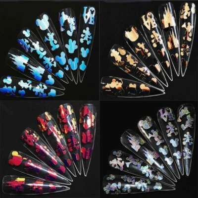 Nail Decal Stickers Disney Mickey And Minnie Mouse Designer Vinyl Nail Art