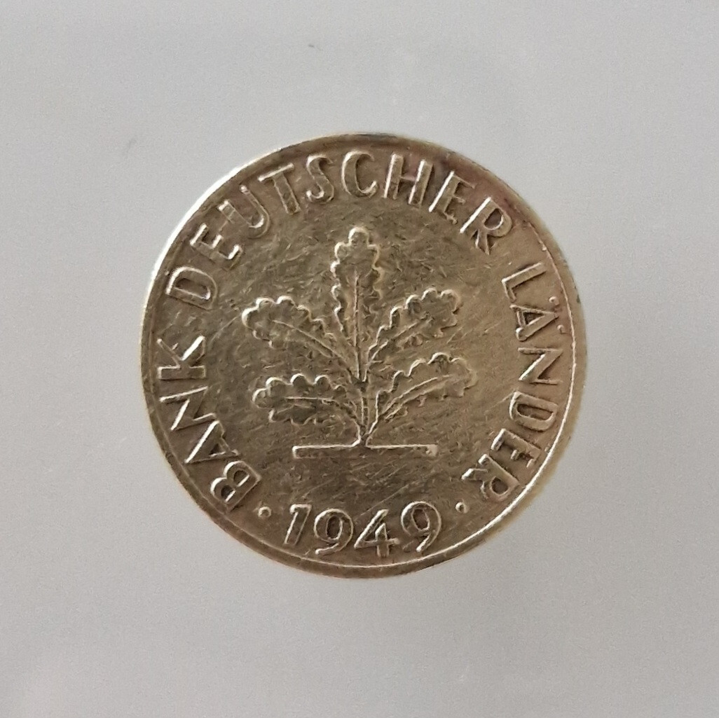 10 Pfennig 1949 F Bank Deutscher Länder Wert 10 Pfennig | F | Bank Deutscher Länder | 1949 | Rarität | Sammlerstück