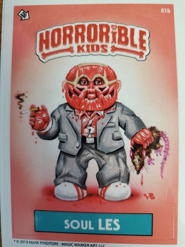 Magic Marker Mark Pingitore Horrorible Kids Series 4 Pick Your Parody Card GPK - Picture 80 of 102