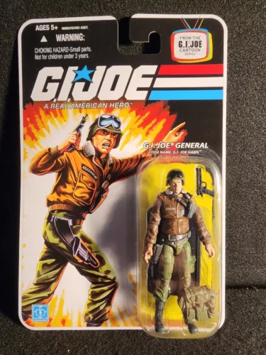 GI Joe 25th Anniversary GENERAL HAWK 3.75" Figure (2008 Hasbro)