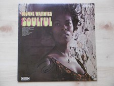 Dionne Warwick autograph signed LP cover "Soulful" vinyl
