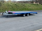 NEW CAR TRANSPORTER TRAILER 14,7ft x 7f TWIN AXLE ALKO 2700KG TRAILER BEAVERTAIL